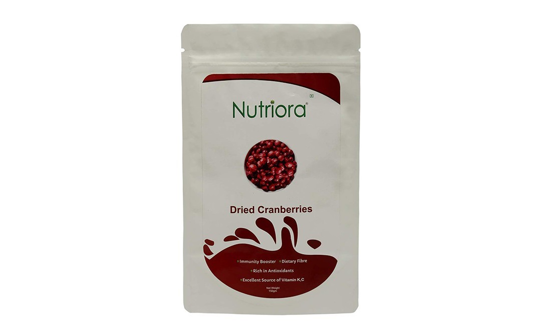 Nutriora Dried Cranberries    Pack  150 grams